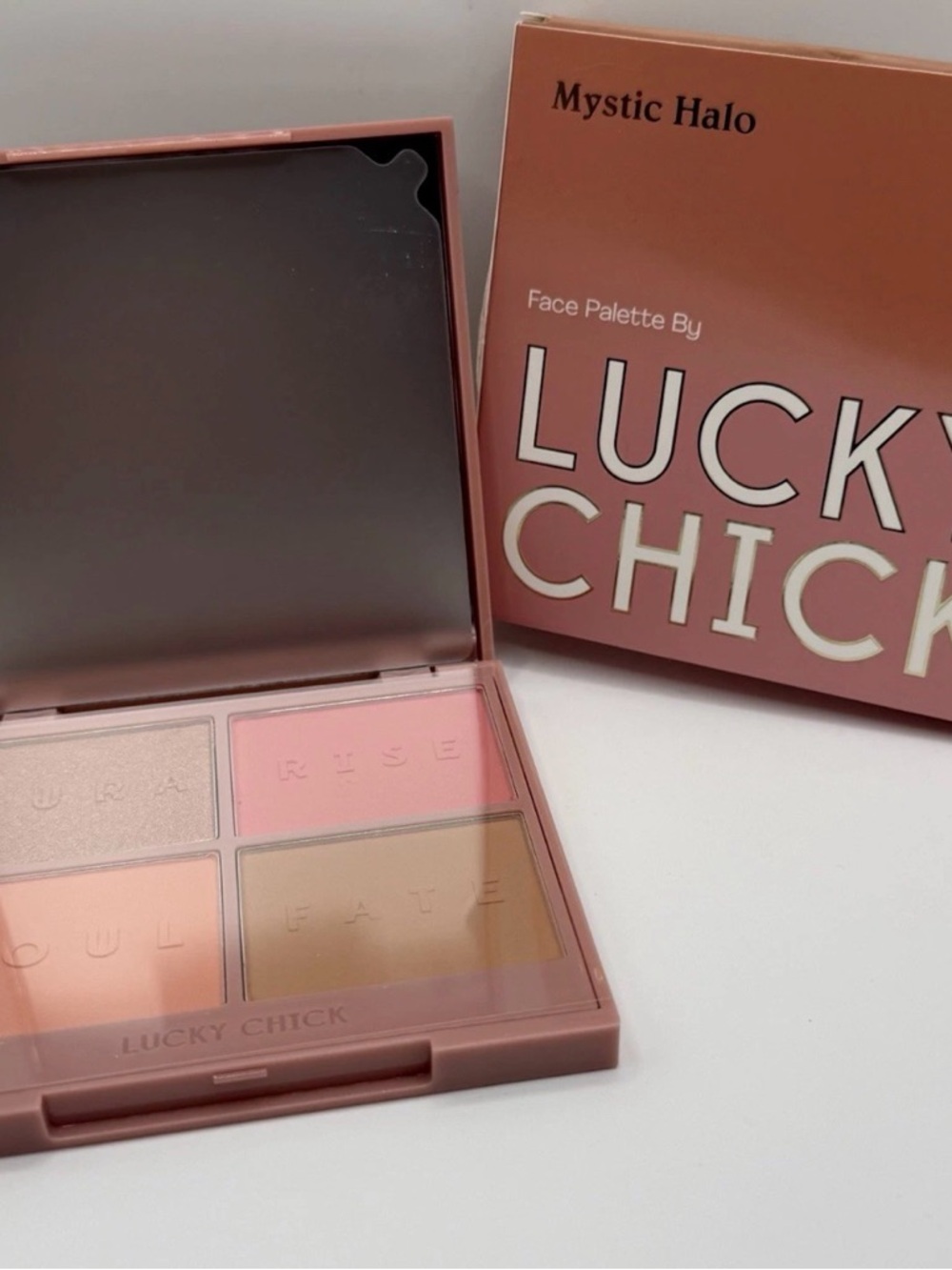 Lucky Chick Mystic Halo Face Palette — Pink & Peach Tones